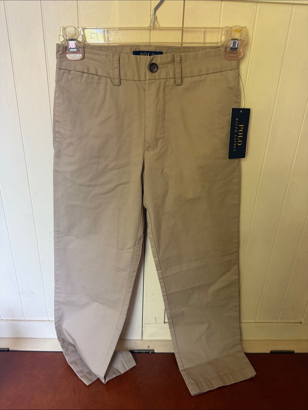 Polo by Ralph Lauren Tan Straight-Leg Chinos